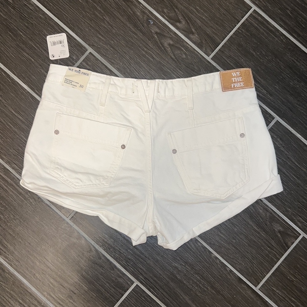 NWT Free People We The Free Beginner’s Luck Low Rise Slouch Short - Picture 7 of 8